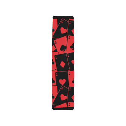 Poker Cards Pattern Print Design A01 Car Seat Belt Cover