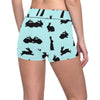 Rabbit Pattern Print Design RB010 Yoga Shorts