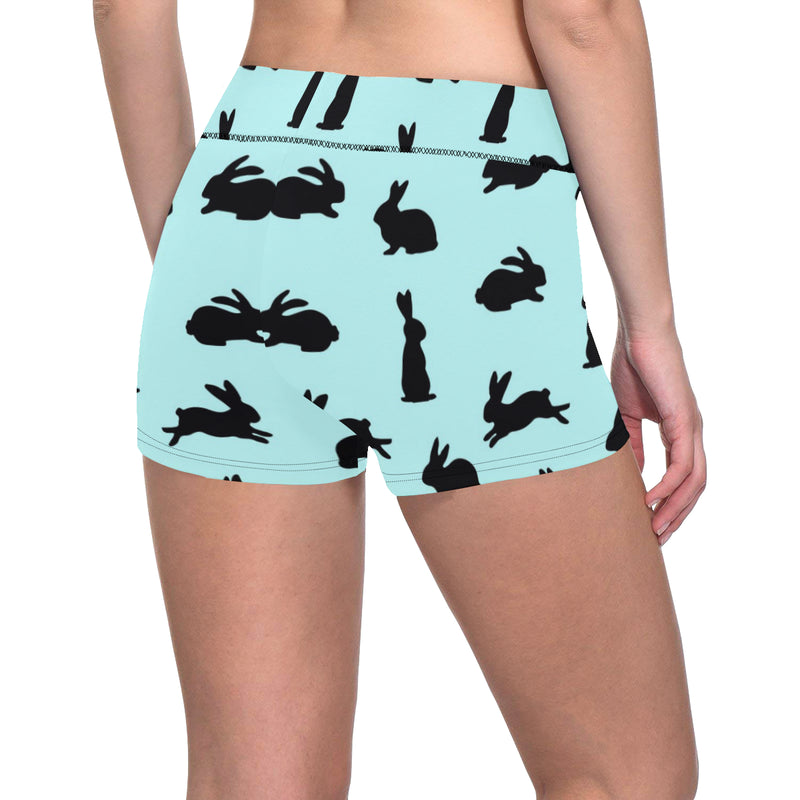 Rabbit Pattern Print Design RB010 Yoga Shorts