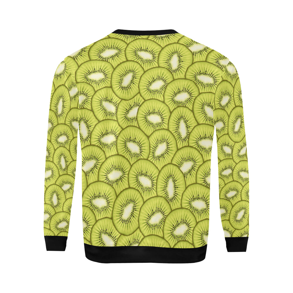 Kiwi Pattern Print Design KW07 Men Long Sleeve Sweatshirt