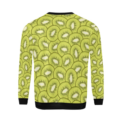 Kiwi Pattern Print Design KW07 Men Long Sleeve Sweatshirt