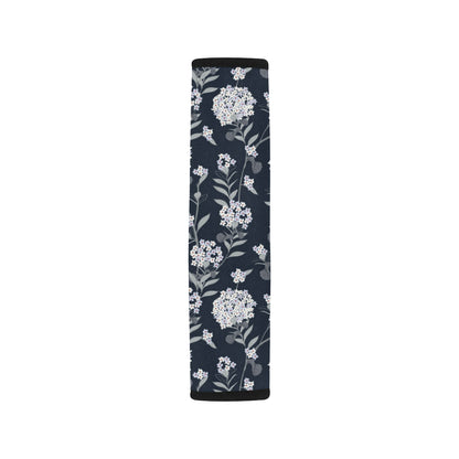 Hydrangea Pattern Print Design HD07 Car Seat Belt Cover