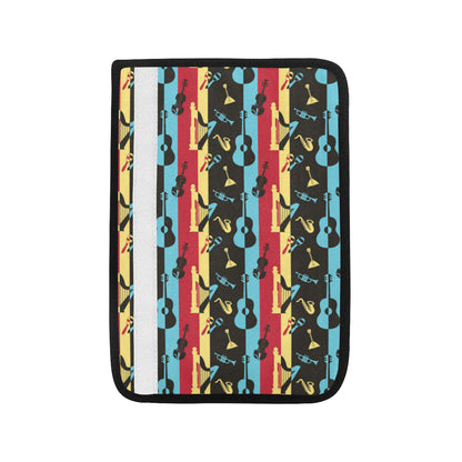Jazz Pattern Print Design 02 Car Seat Belt Cover