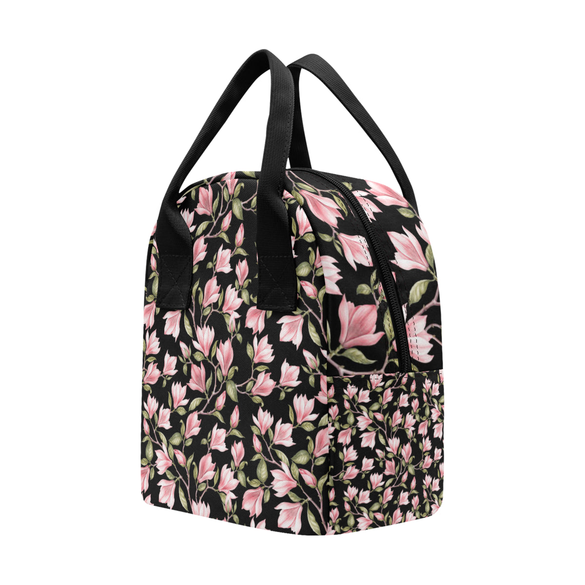 Magnolia Pattern Print Design MAG03 Insulated Lunch Bag