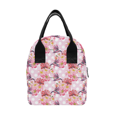 Bird Of Paradise Pattern Print Design BOP011 Insulated Lunch Bag