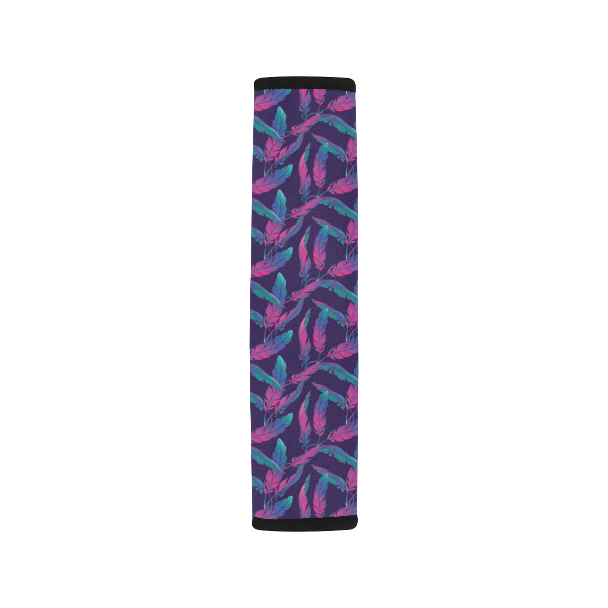 Banana Leaf Pattern Print Design 08 Car Seat Belt Cover