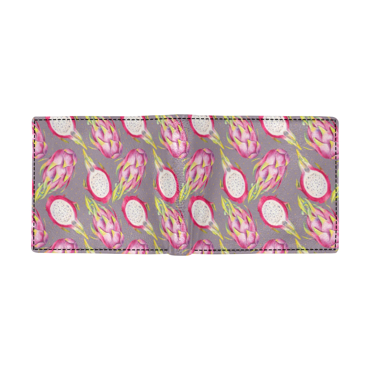 Dragonfruit Pattern Print Design DF03 Men's ID Card Wallet