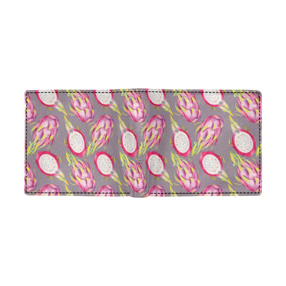 Dragonfruit Pattern Print Design DF03 Men's ID Card Wallet