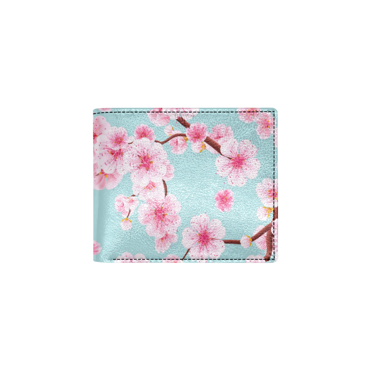 Cherry Blossom Pattern Print Design CB04 Men's ID Card Wallet