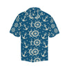 Anchor Pattern Print Design 01 Men's Hawaiian Shirt