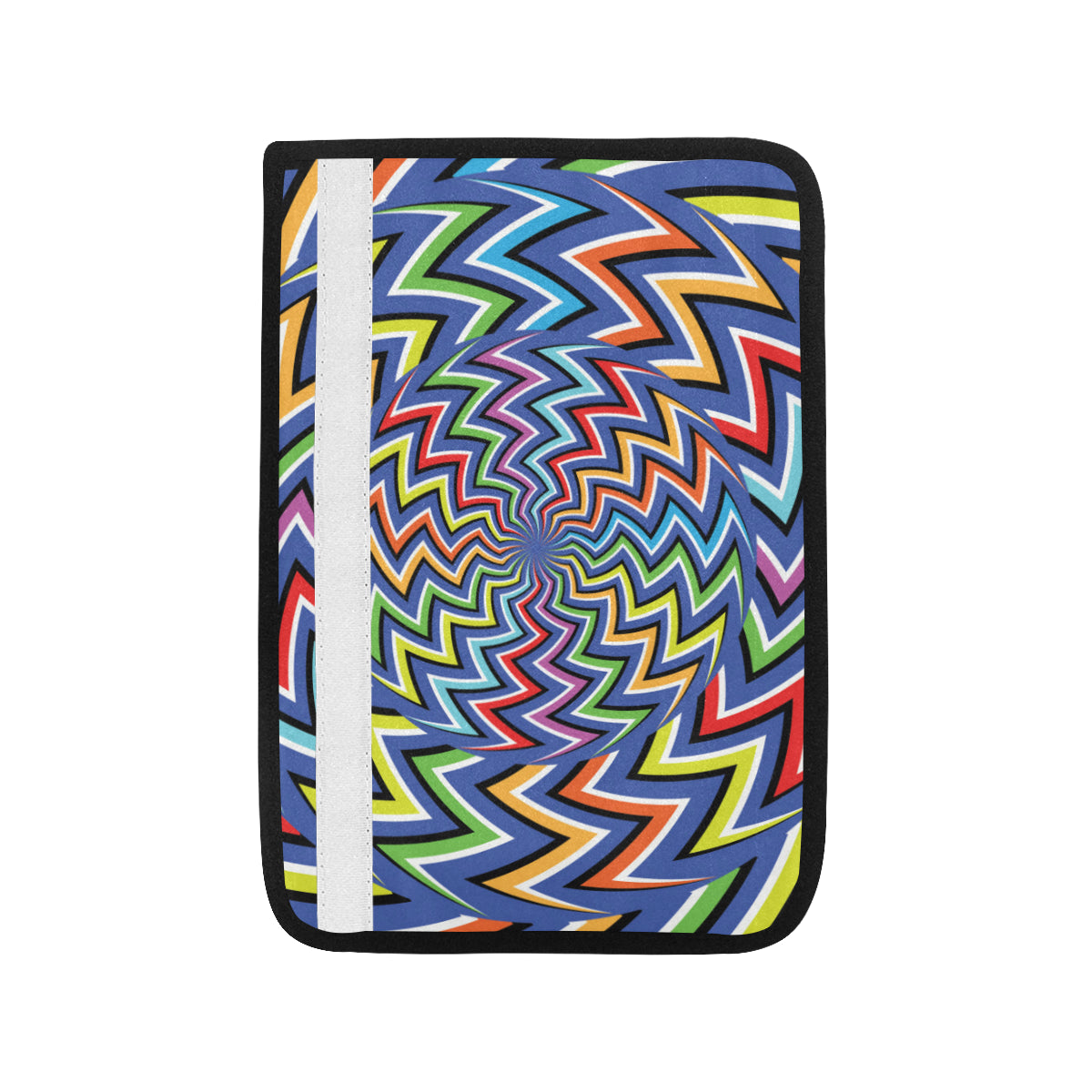 Optical illusion Pattern Print Design A02 Car Seat Belt Cover