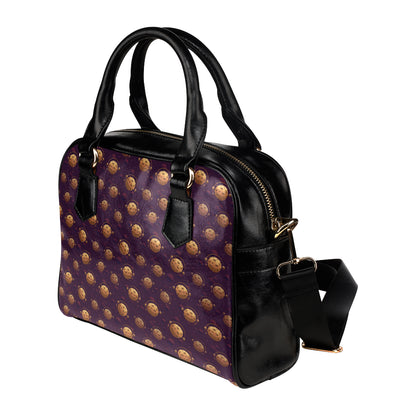 Cookie Pattern Print Design 03 Shoulder Handbag