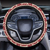 Dachshund Pattern Print Design 09 Steering Wheel Cover with Elastic Edge