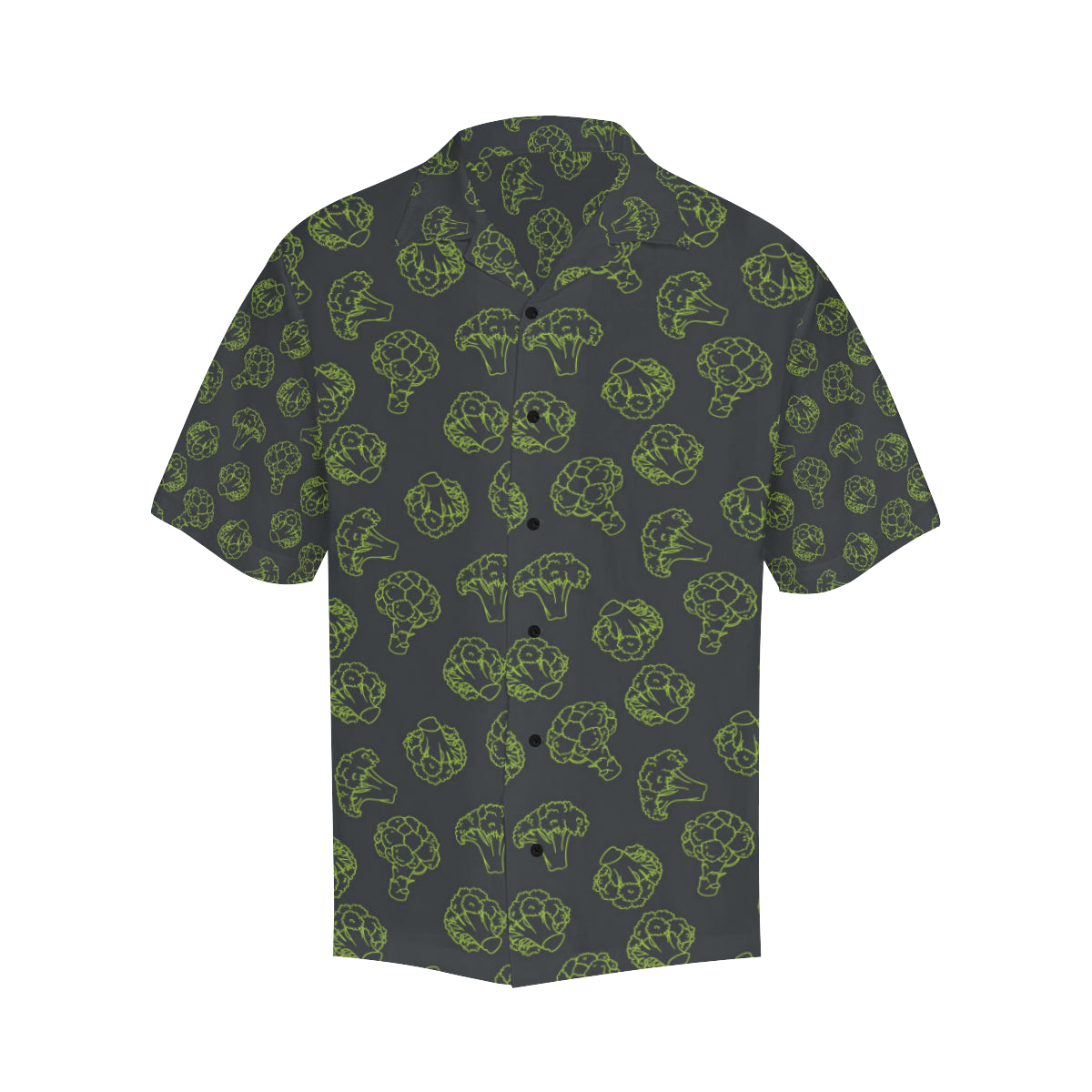 Broccoli Pattern Print Design 01 Men's Hawaiian Shirt