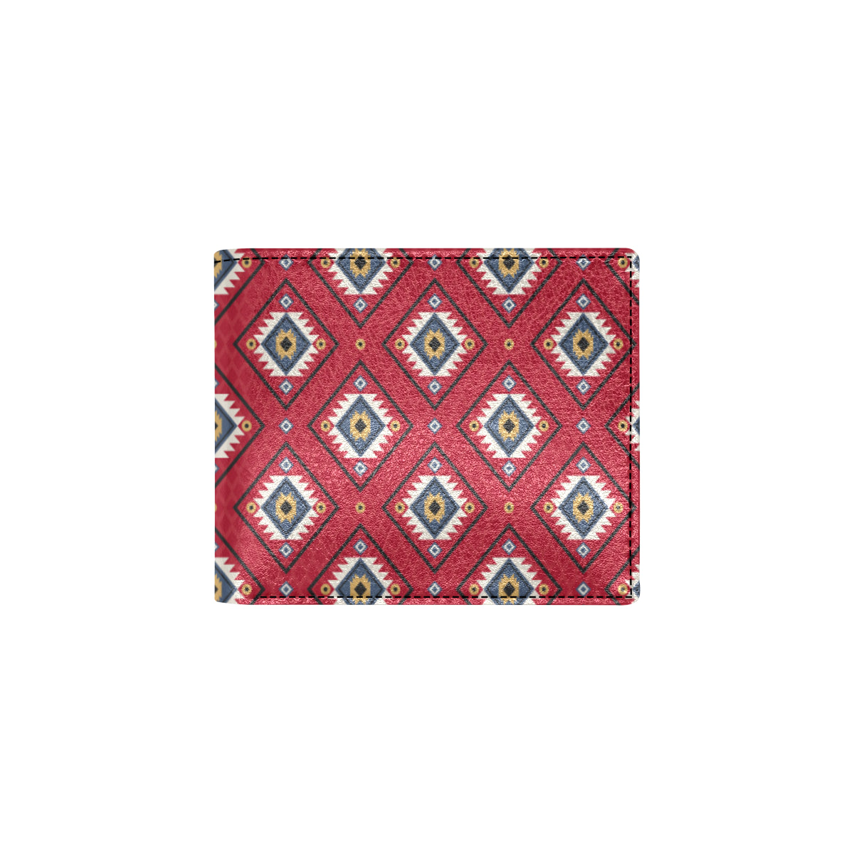 Aztec Pattern Print Design 10 Men's ID Card Wallet