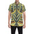 Polynesian Tattoo Print Men's Short Sleeve Button Up Shirt