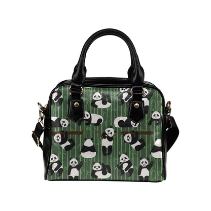 Panda Pattern Print Design A04 Shoulder Handbag