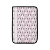 Bull Terrier Pink Print Pattern Car Seat Belt Cover