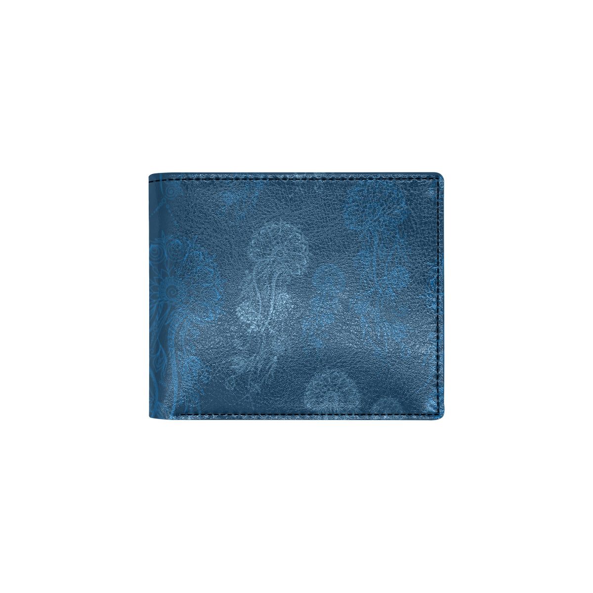 Jellyfish Pattern Print Design 01 Men's ID Card Wallet
