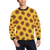 Sunflower Pattern Print Design SF07 Men Long Sleeve Sweatshirt