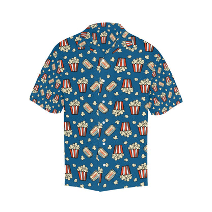 Popcorn Pattern Print Design A03 Men's Hawaiian Shirt