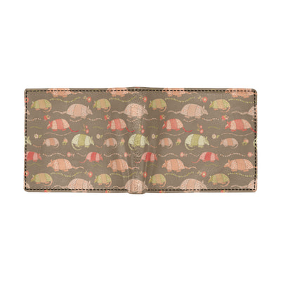 Armadillo Pattern Print Design 04 Men's ID Card Wallet