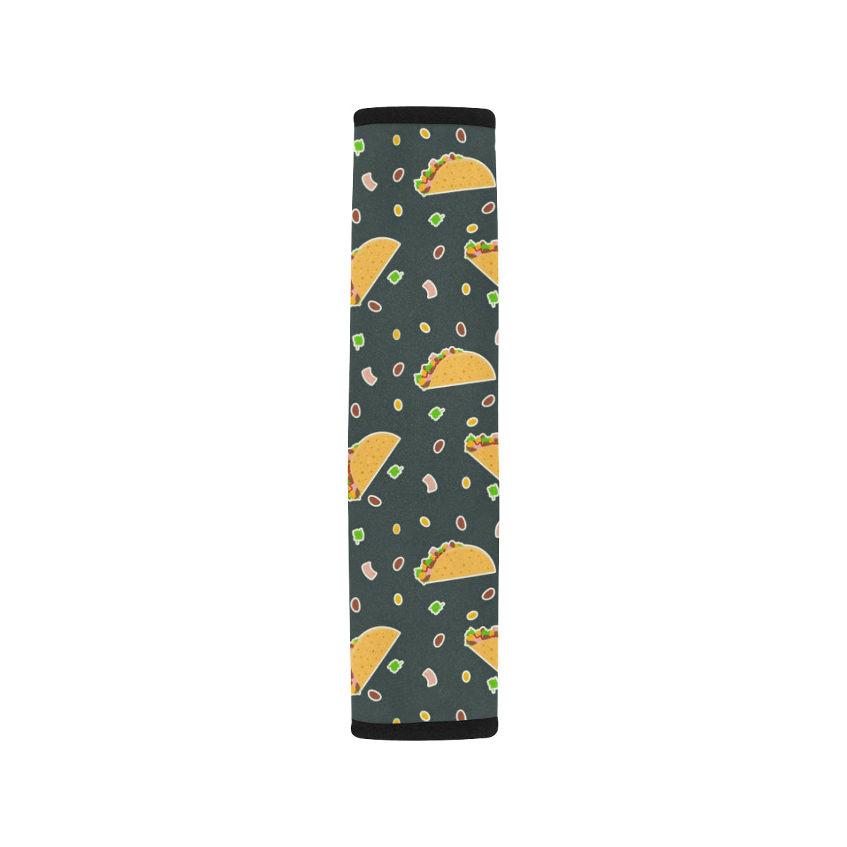 Taco Pattern Print Design TC02 Car Seat Belt Cover