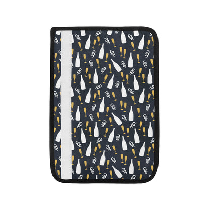 Champagne Pattern Print Design 01 Car Seat Belt Cover
