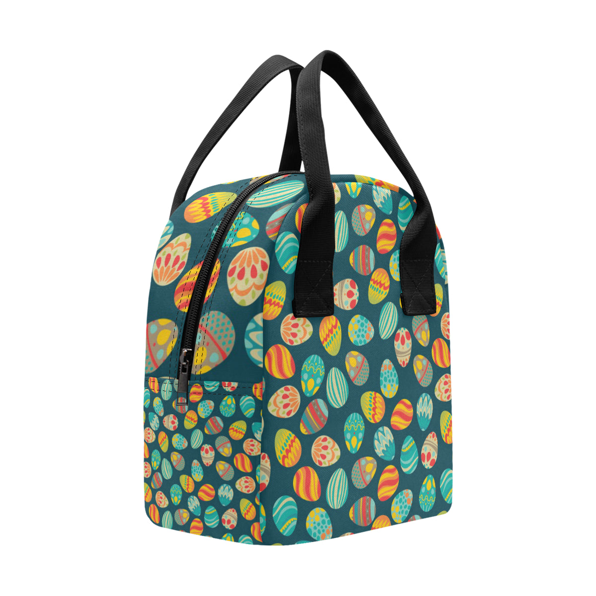 Easter Eggs Pattern Print Design RB09 Insulated Lunch Bag