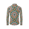 Mandala Pattern Print Design 01 Men's Long Sleeve Shirt