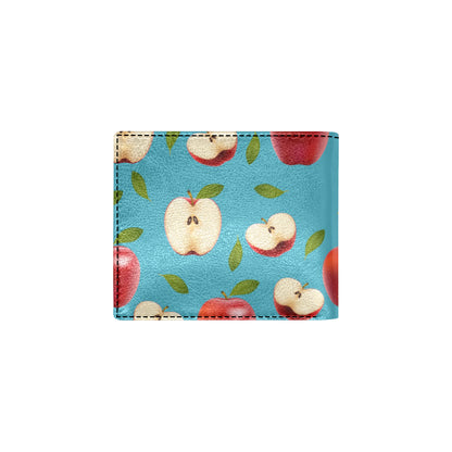 Apple Pattern Print Design AP012 Men's ID Card Wallet