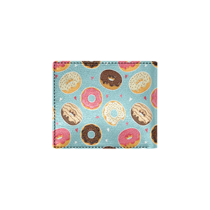 Donut Pattern Print Design DN04 Men's ID Card Wallet