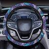 Mandala Pattern Print Design 04 Steering Wheel Cover with Elastic Edge