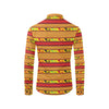 Mexican Blanket Ornament Print Pattern Men's Long Sleeve Shirt