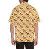 Dachshund Pattern Print Design 07 Men's Hawaiian Shirt