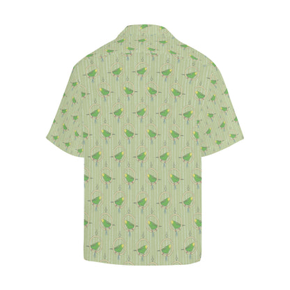 Budgerigar Pattern Print Design 02 Men's Hawaiian Shirt