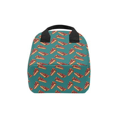 Cheesecake Cherry Pattern Print Design CK03 Insulated Lunch Bag