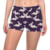 Rabbit Pattern Print Design RB016 Yoga Shorts