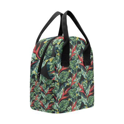 Bird Of Paradise Pattern Print Design BOP06 Insulated Lunch Bag