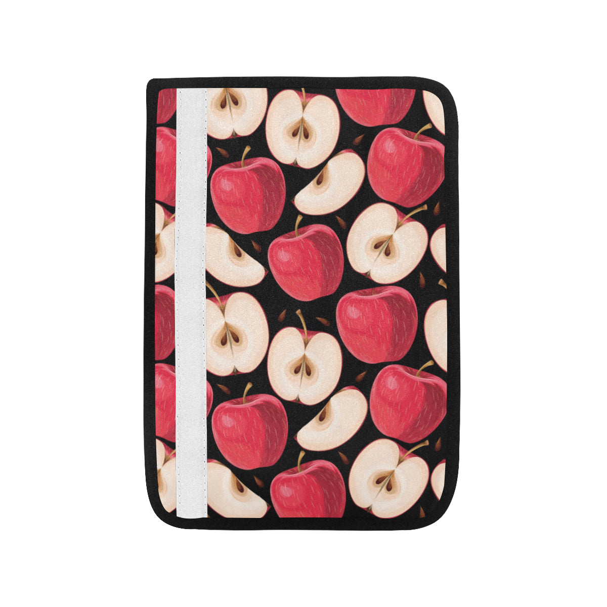 Apple Pattern Print Design AP02 Car Seat Belt Cover