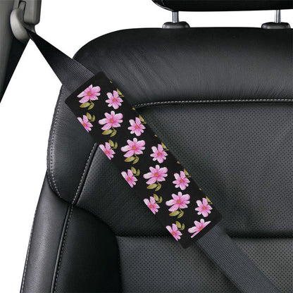Magnolia Pattern Print Design MAG06 Car Seat Belt Cover