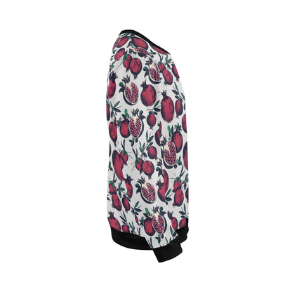 Pomegranate Pattern Print Design PG01 Men Long Sleeve Sweatshirt