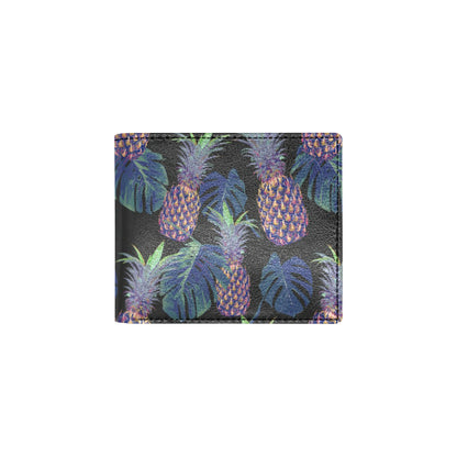 Pineapple Pattern Print Design PP04 Men's ID Card Wallet