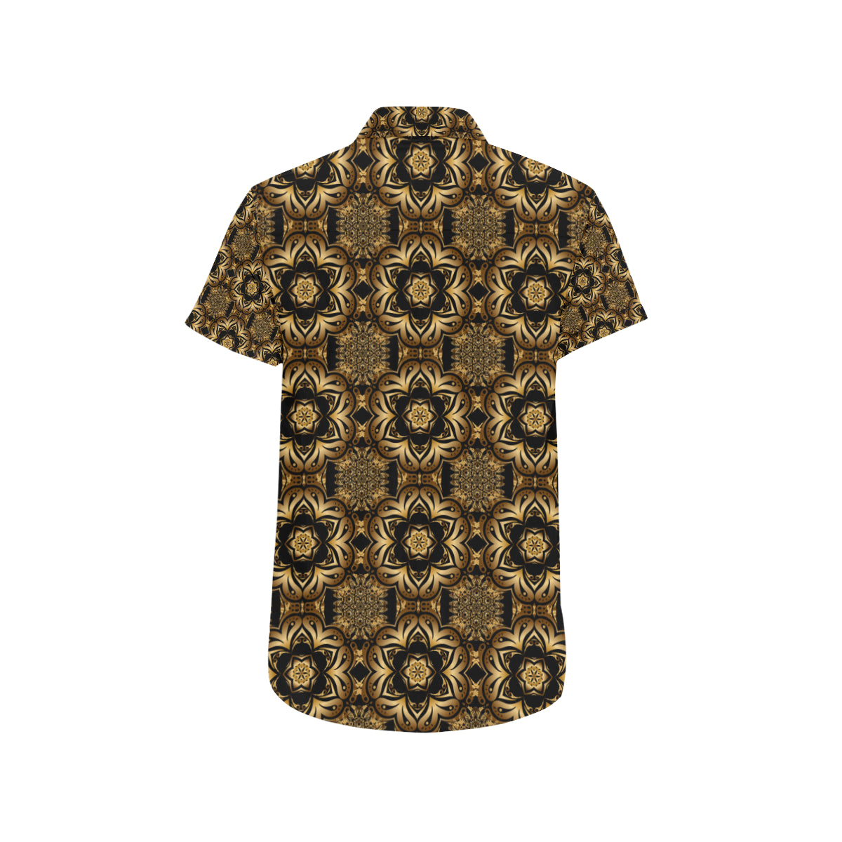 Celtic Pattern Print Design 07 Men's Short Sleeve Button Up Shirt