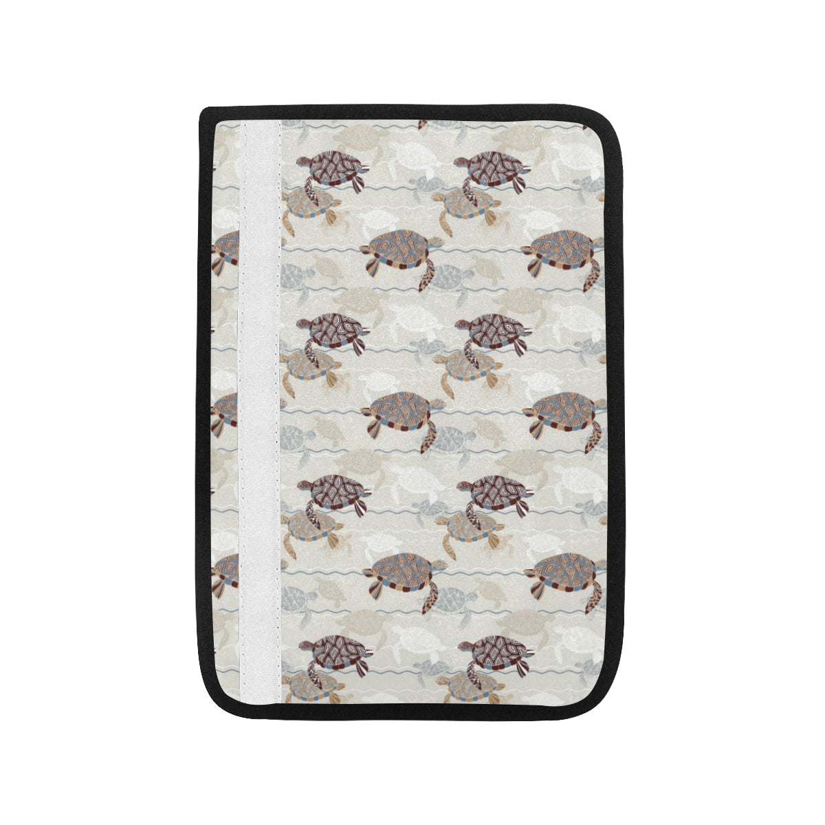 Sea Turtle Pattern Print Design T07 Car Seat Belt Cover