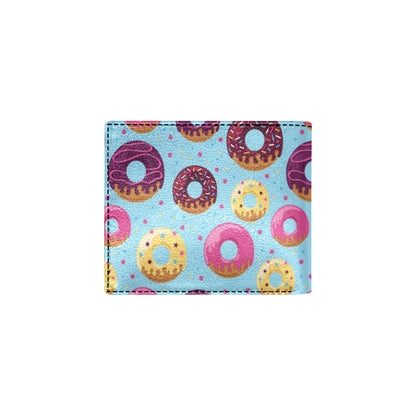 Donut Pattern Print Design DN07 Men's ID Card Wallet