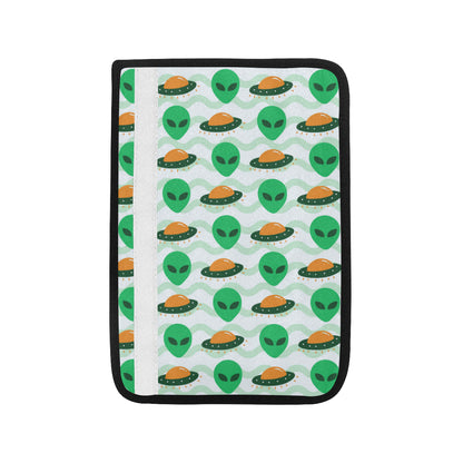 Alien UFO Pattern Print Design 04 Car Seat Belt Cover