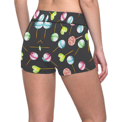 Lollipop Pattern Print Design LL02 Yoga Shorts