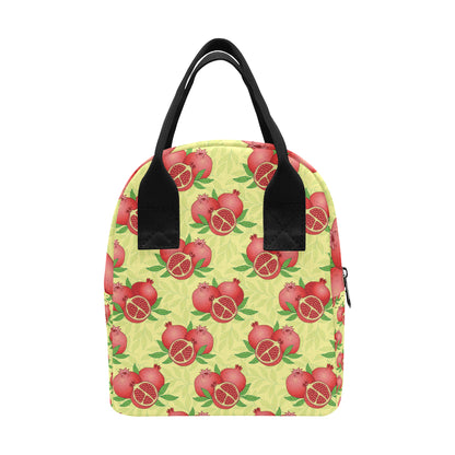 Pomegranate Pattern Print Design PG07 Insulated Lunch Bag