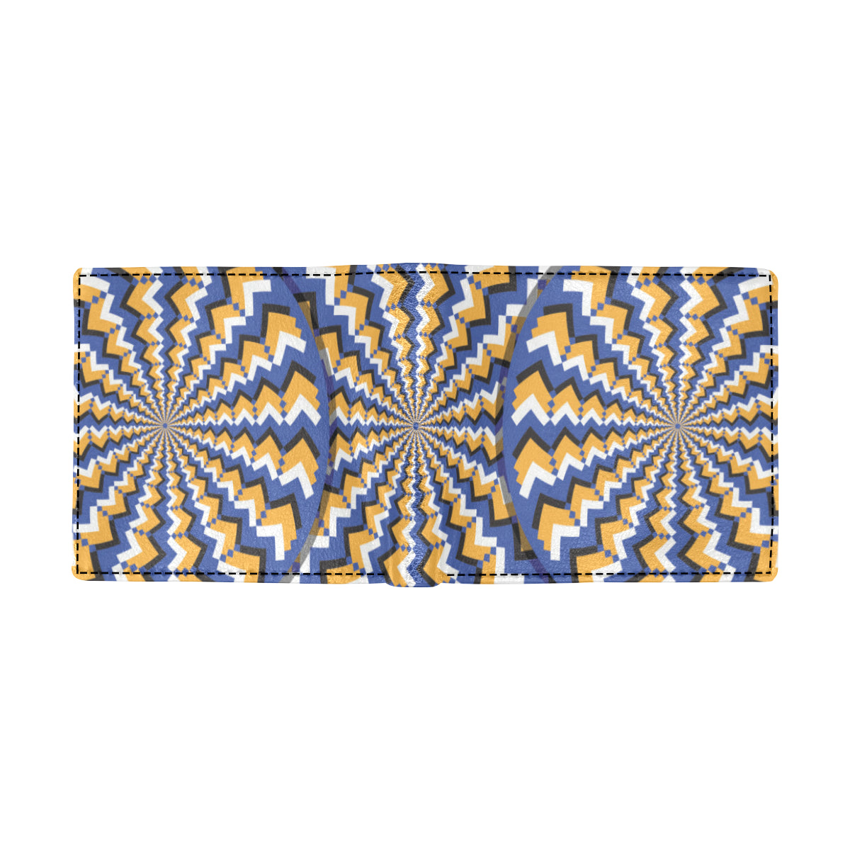 Optical illusion Pattern Print Design A01 Men's ID Card Wallet